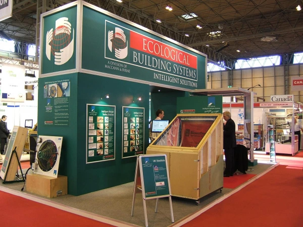Ecological Building Systems exhibition stand