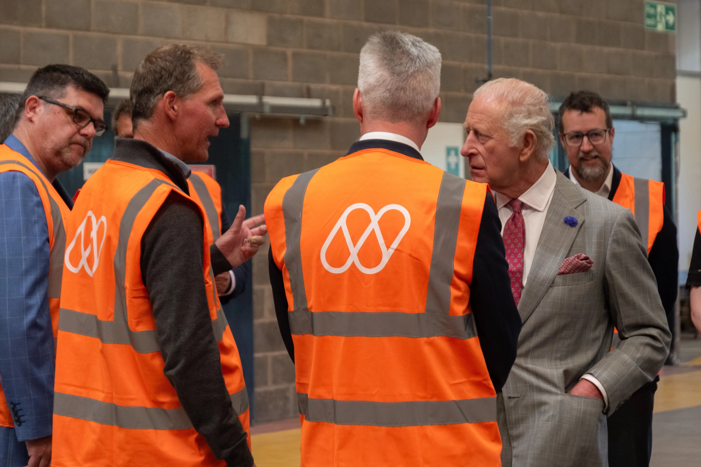 His Majesty The King visits IndiNature's manufacturing facility in Jedburgh