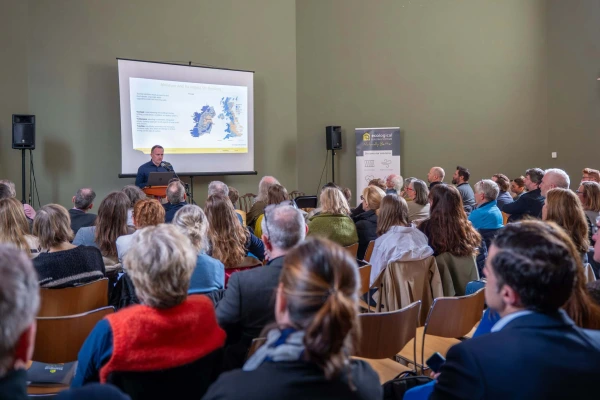 Niall Crosson speaking at the 'Improving Energy Efficiency in Traditional Buildings Masterclass'