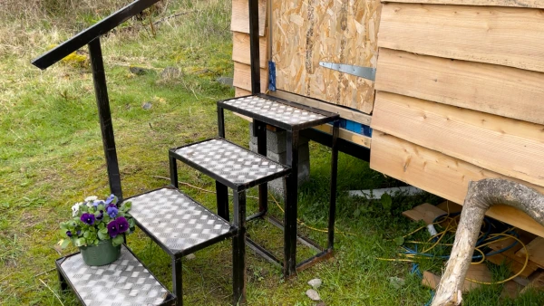 Reclaimed and upcycled stairs