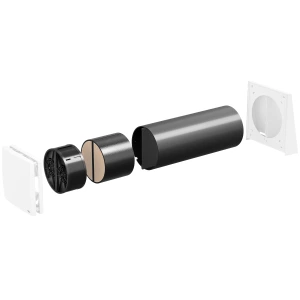Exploded view of IV-Twin showing 2 fans and 2 thermal accumulators
