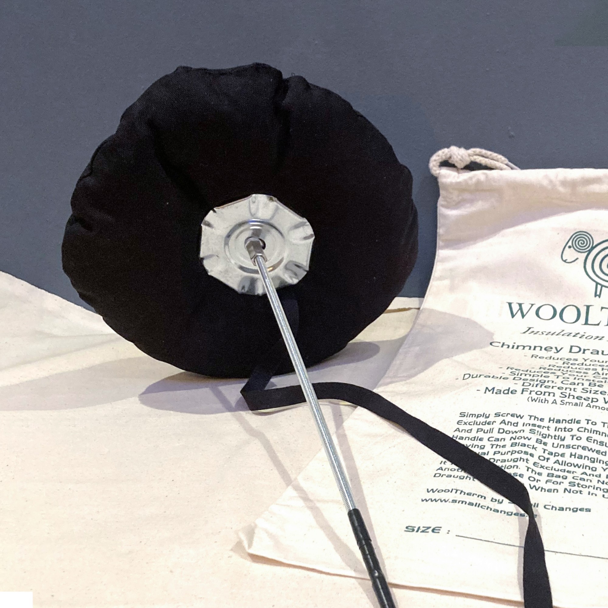 Wooltherm 8'' Chimney Draught Excluder Round