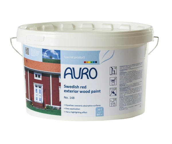 Auro Swedish Red Exterior Wood Paint 148
