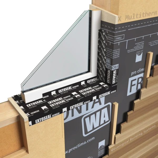 Phonotherm RG550 used on a timberframe building