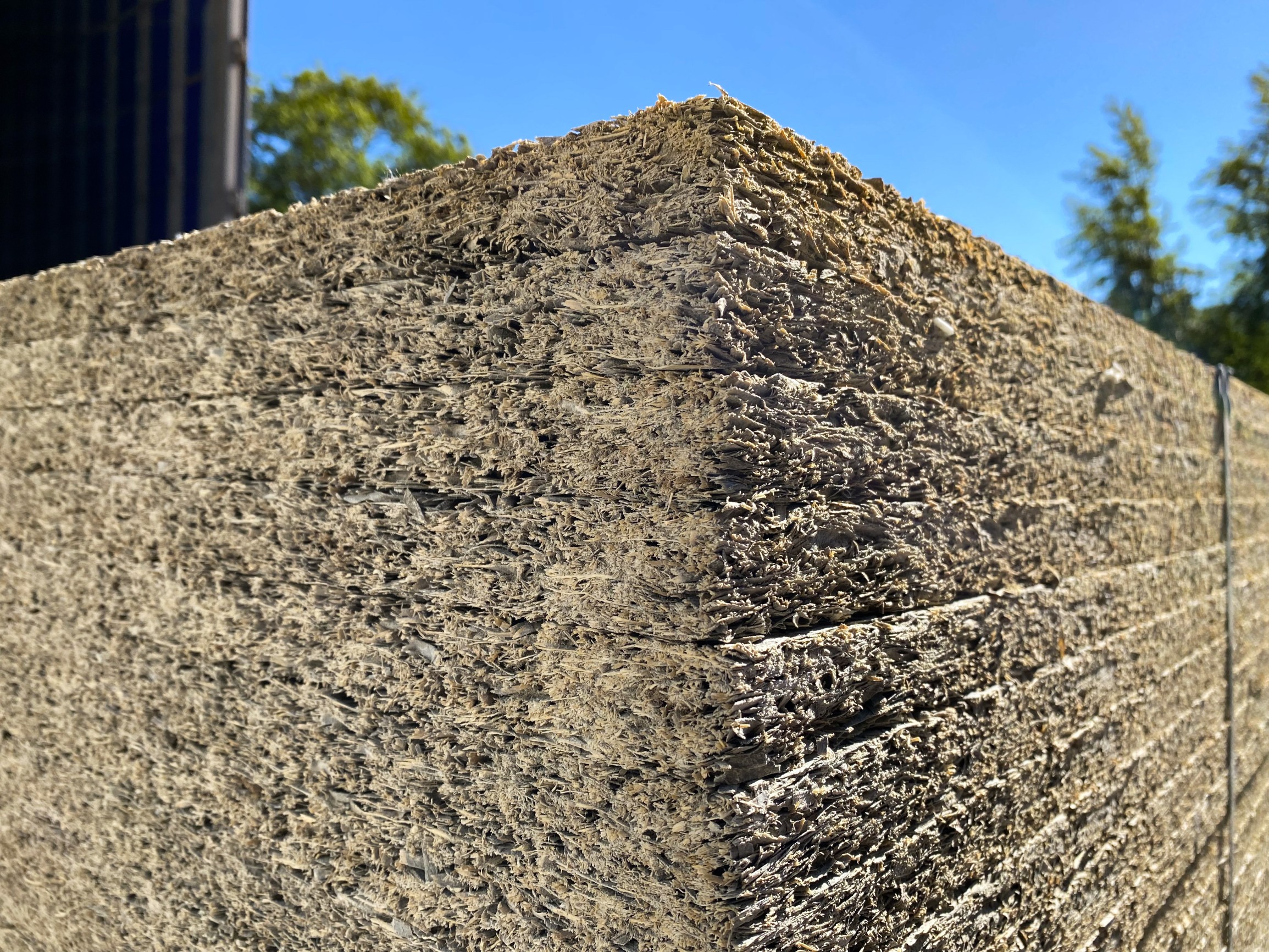 25mm Cewood wood wool boards on a pallet 