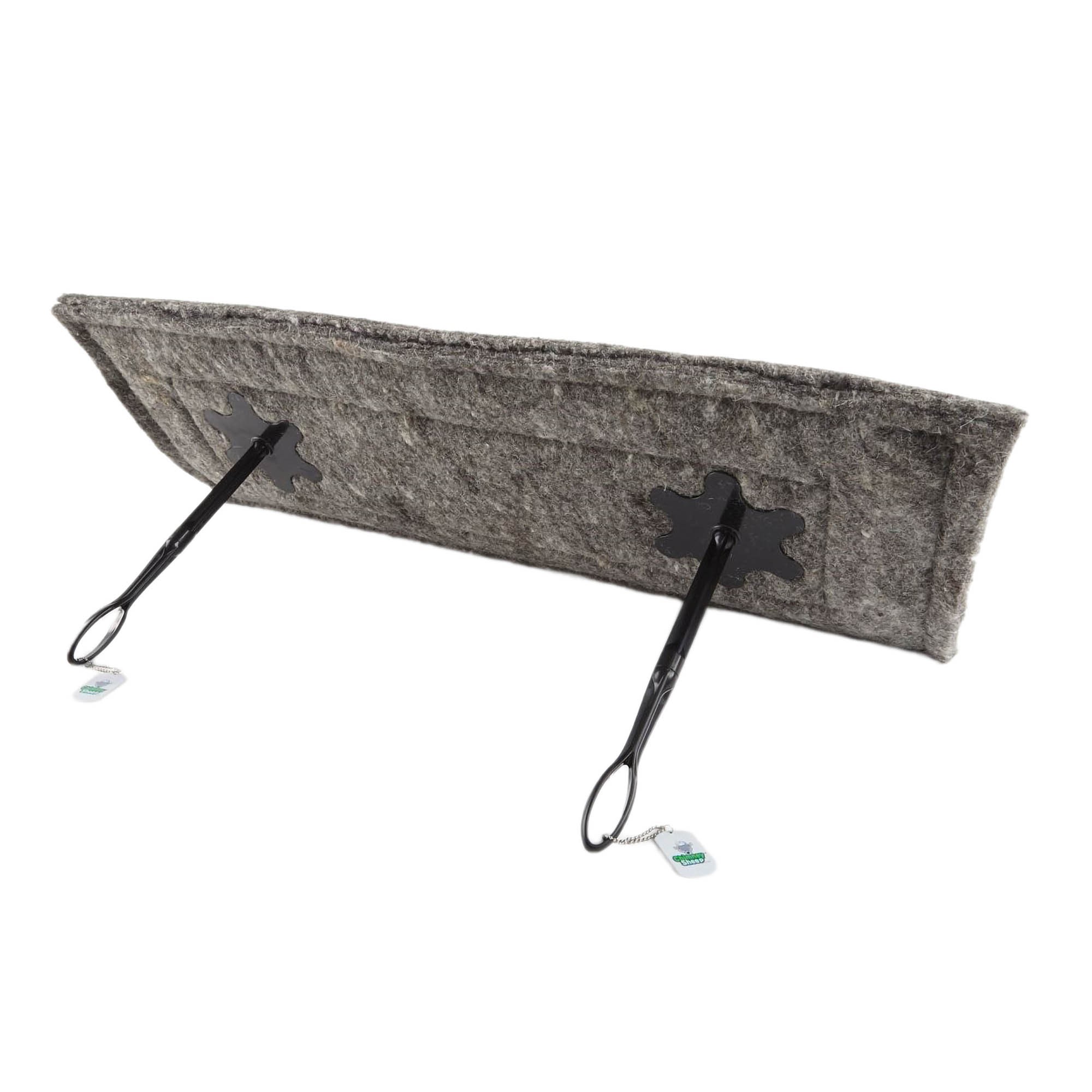 Chimney Sheep Oblong 36"x14" Draught Excluder with extension pole attached