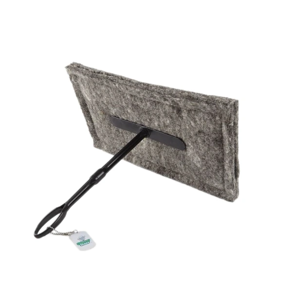 Chimney Sheep Oblong 16"x9" Draught Excluder with extension pole attached