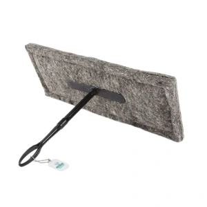 Chimney Sheep Oblong 20"x8" Draught Excluder with extension pole attached