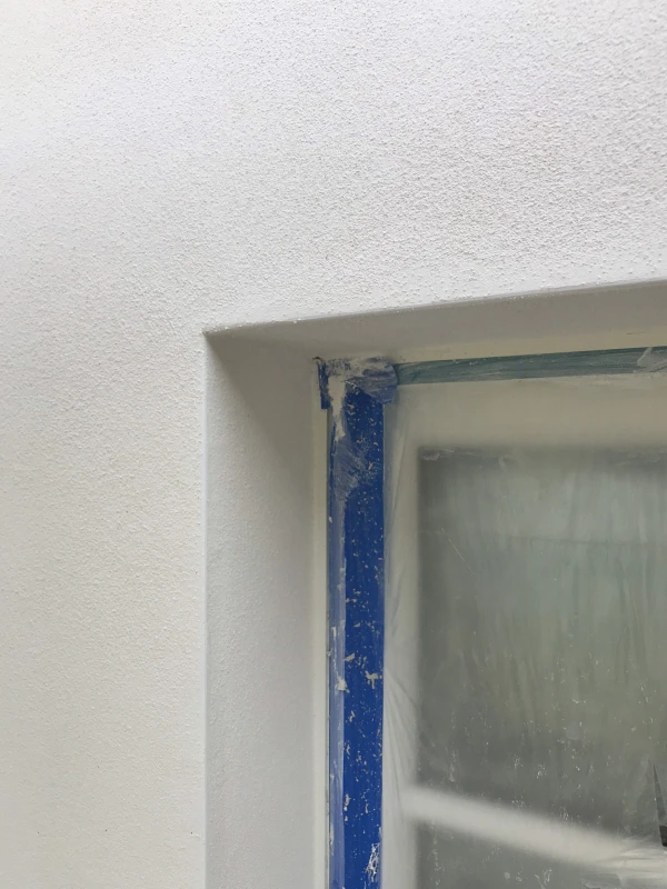 Closeup of detailing of Argacem HP around a window frame.