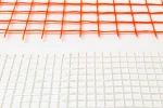 Shows the difference in mesh size between Polites 140 (orange) and Polites 80 (white) Shows the difference in mesh size between Polites 140 (orange) and Polites 80 (white)