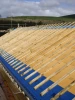 Solitex Plus membrane at the eaves and roof ridge for additional protection of vulnerable areas Solitex Plus membrane at the eaves and roof ridge for additional protection of vulnerable areas