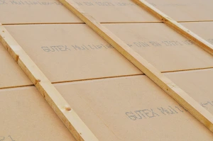 Multiplex Top secured with battens on pitched roof