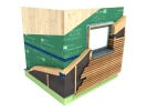Multitherm on a CLT construction with open jointed cladding Multitherm on a CLT construction with open jointed cladding