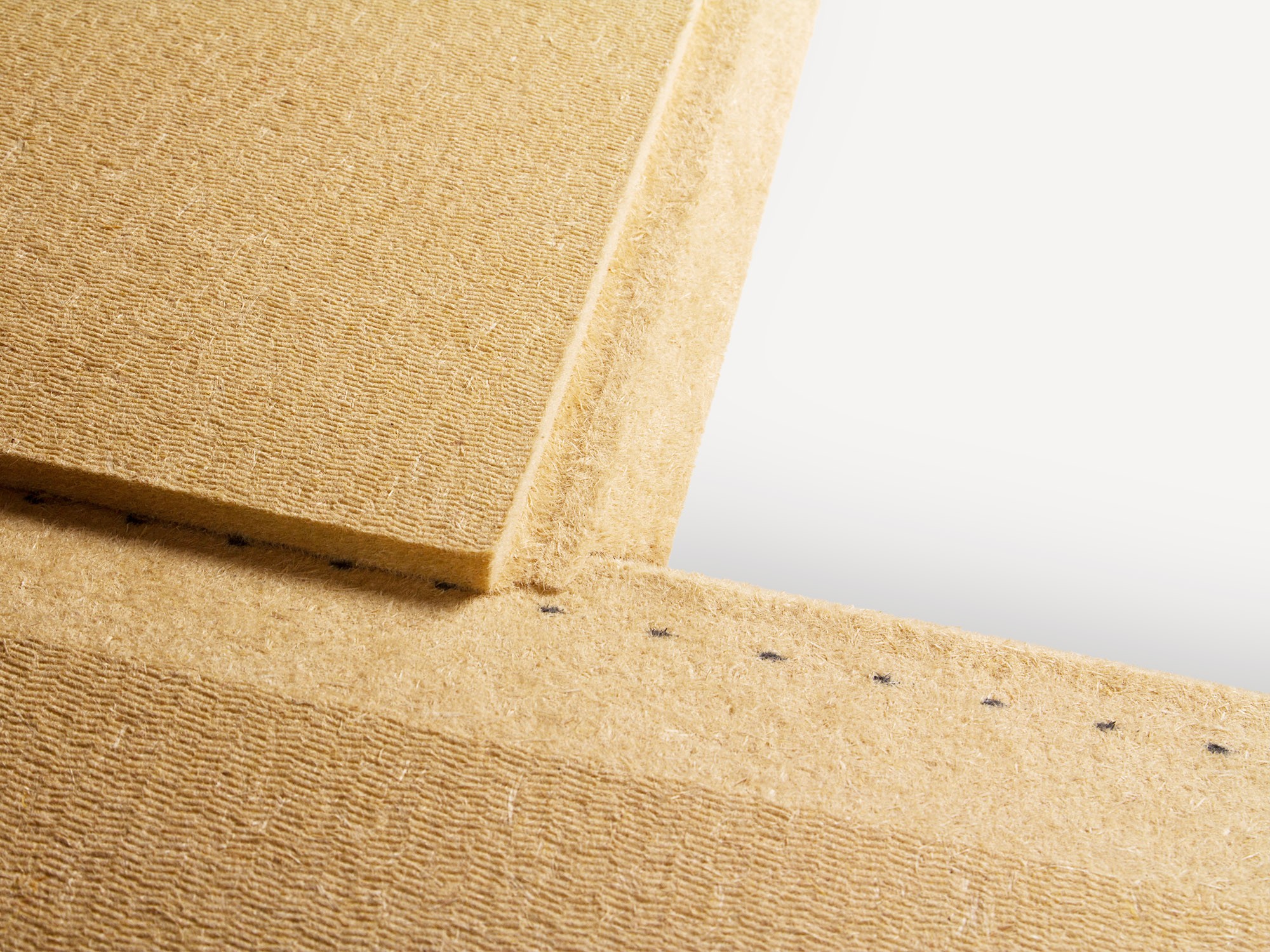 The tight fitting "tongue & groove" connection prevents rainwater penetration into the structure