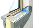 Contega Solido SL applied to window detailing Contega Solido SL applied to window detailing