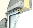 Full external section window detail showing Contega Solido Exo, which can be plastered directly Full external section window detail showing Contega Solido Exo, which can be plastered directly