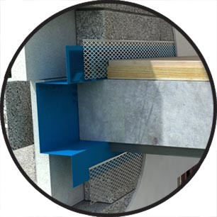 Solitex Plus used to lap hollow core block