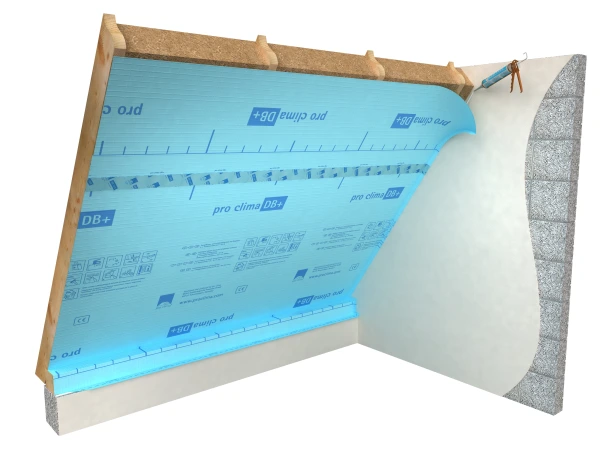 DB+ membrane applied internally to a roof