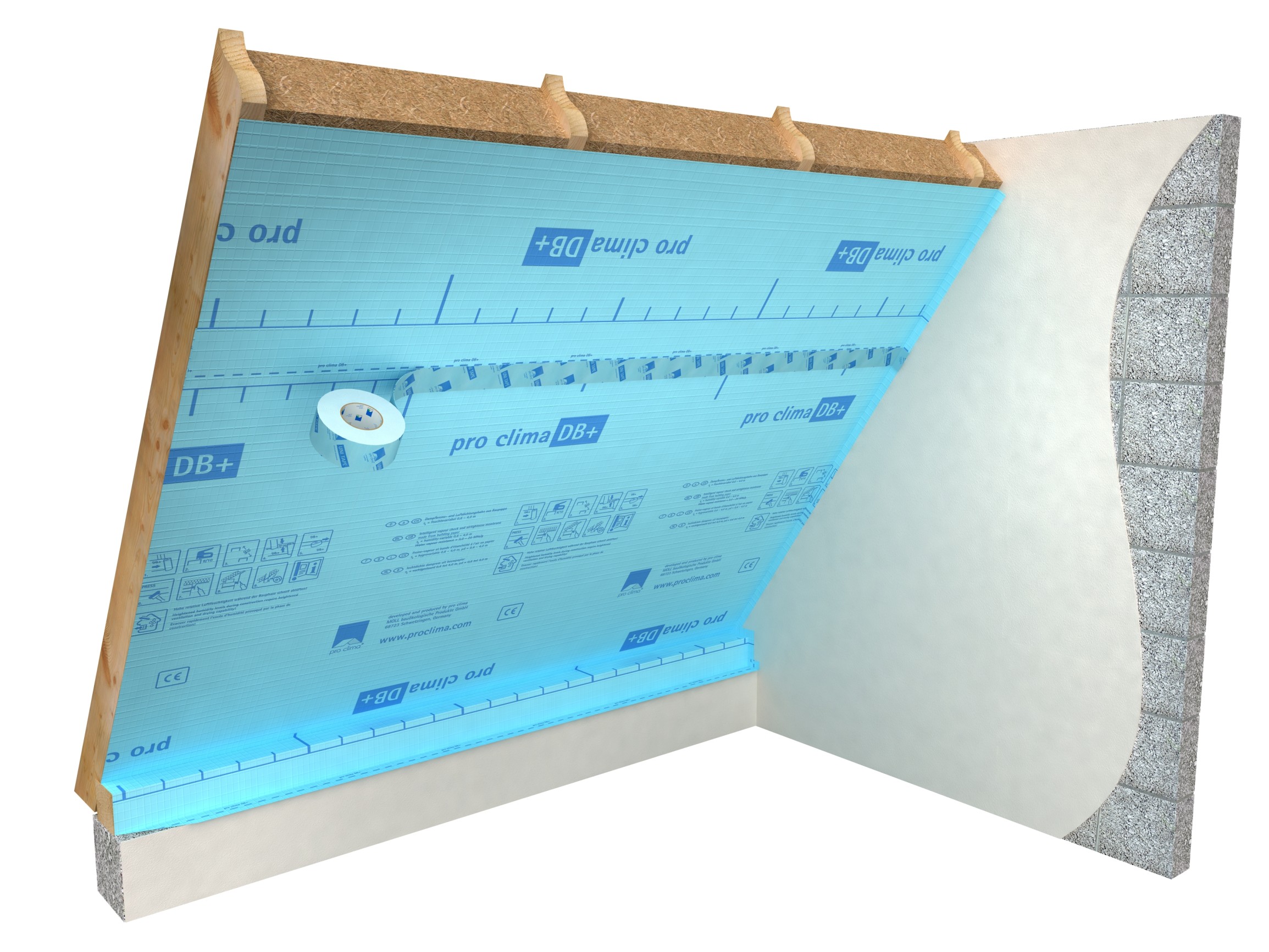 DB+ sealed at overlaps with Unitape