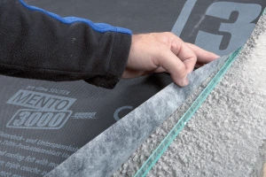 Orcon Multibond sealing external membrane to masonry wall