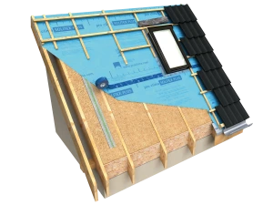 Pitched roof with Solitex Plus Pitched roof with Solitex Plus
