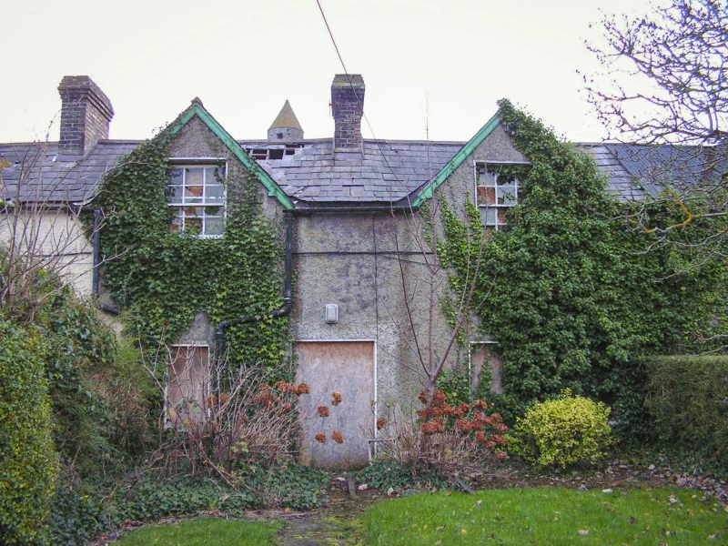 External facade of Mill Cottages before renovation