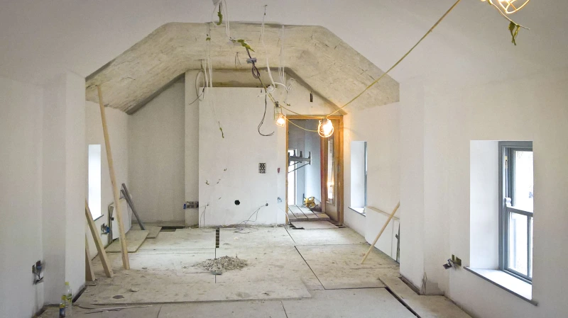 Visitor Centre interior before renovation