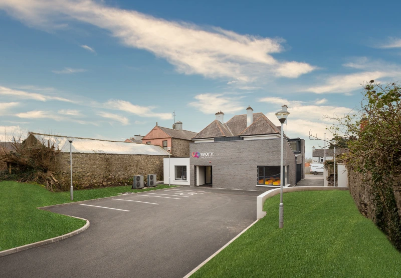 The back of the new Co:worx offices in Edgeworthstown