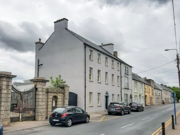 An external view of the rejuvenated property at 58 Burrin Street, Carlow